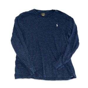 Navy Blue Polo Long Sleeve
